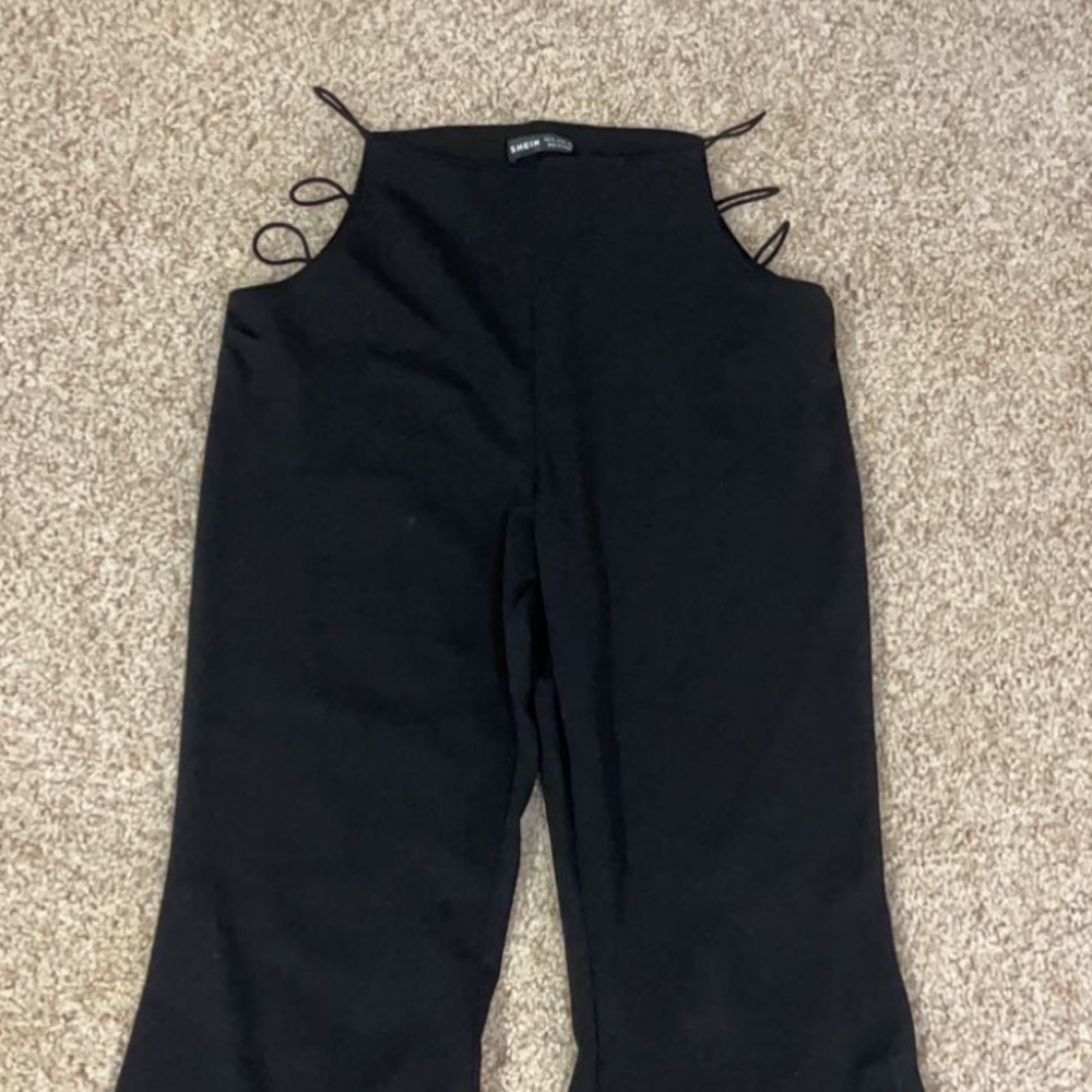 Shein black flare leggings